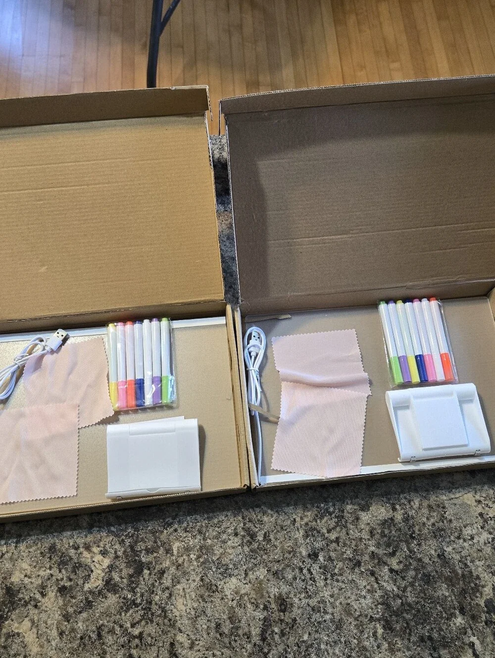 Lot Of 2 Light Up Dry Erase Board